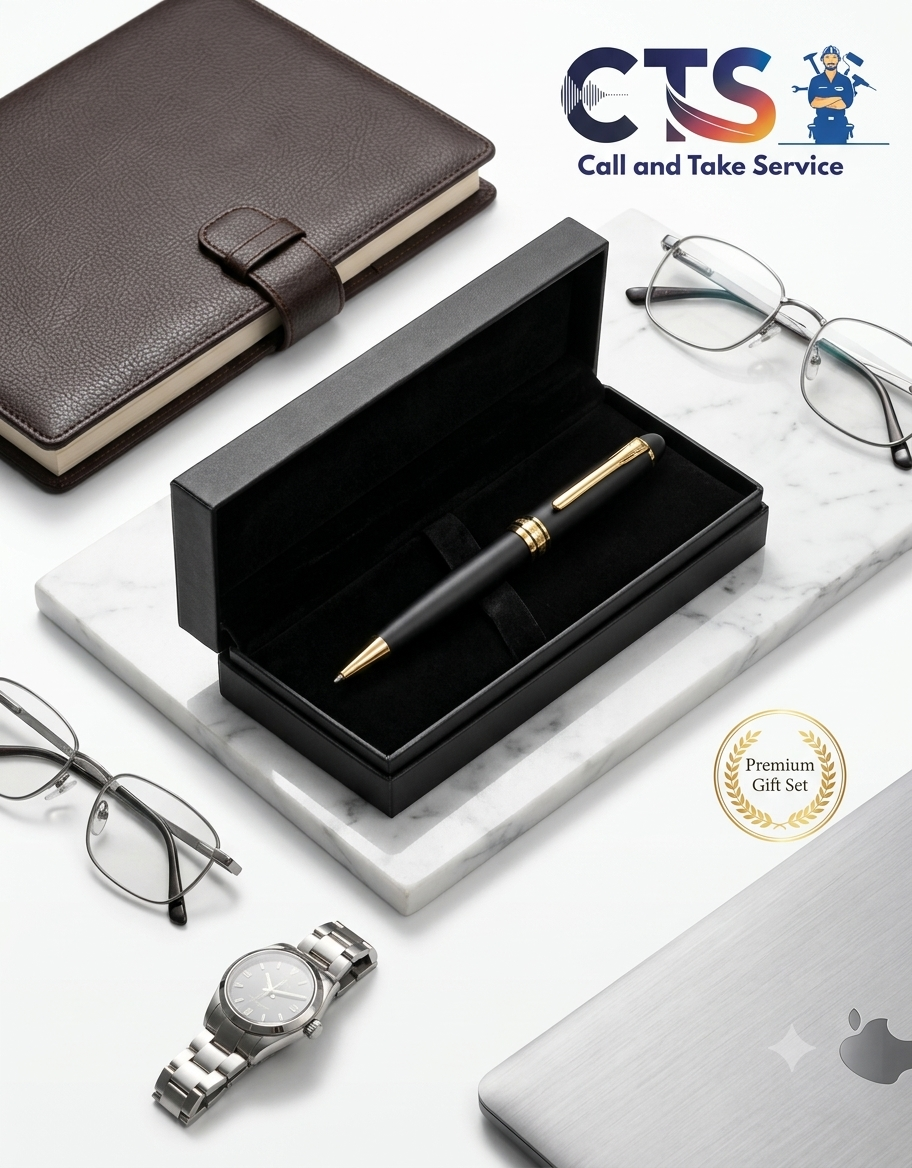 Premium Executive Metal Ball Pen Gift Set
