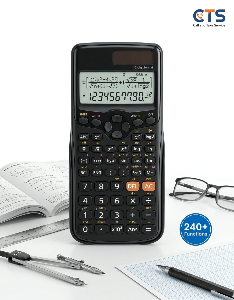 Premium Scientific Calculator (12 Digit)