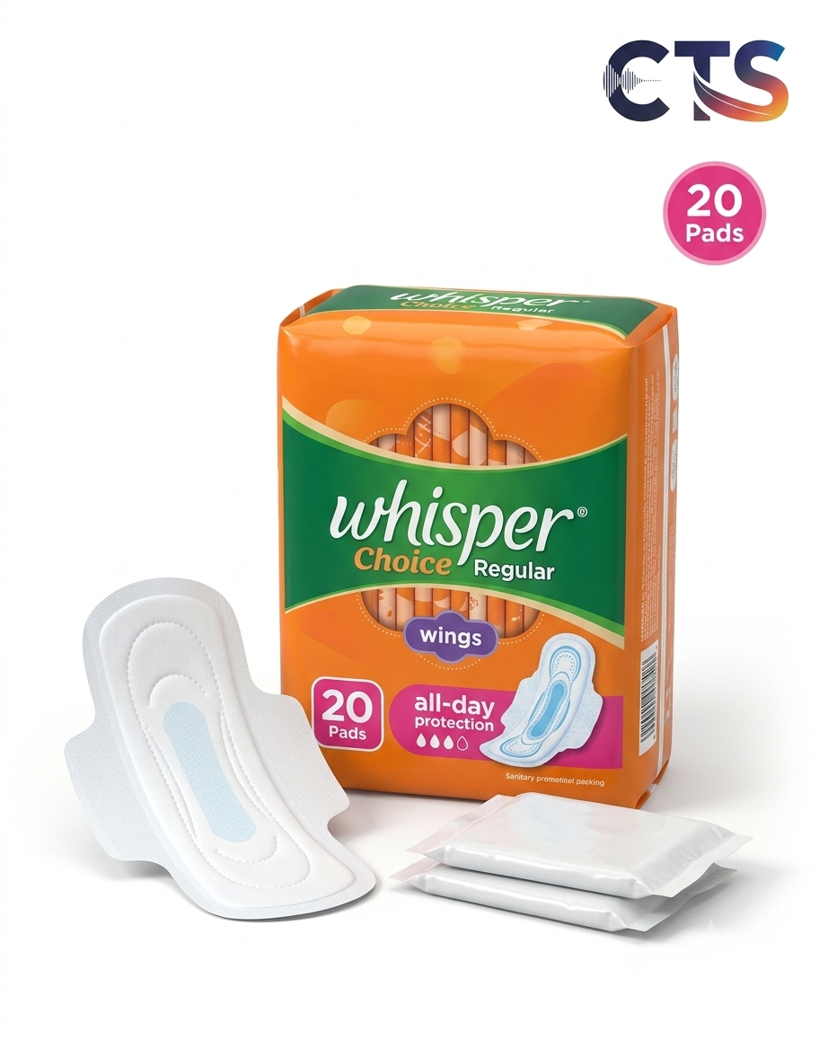 Whisper Choice Regular Sanitary Pads
