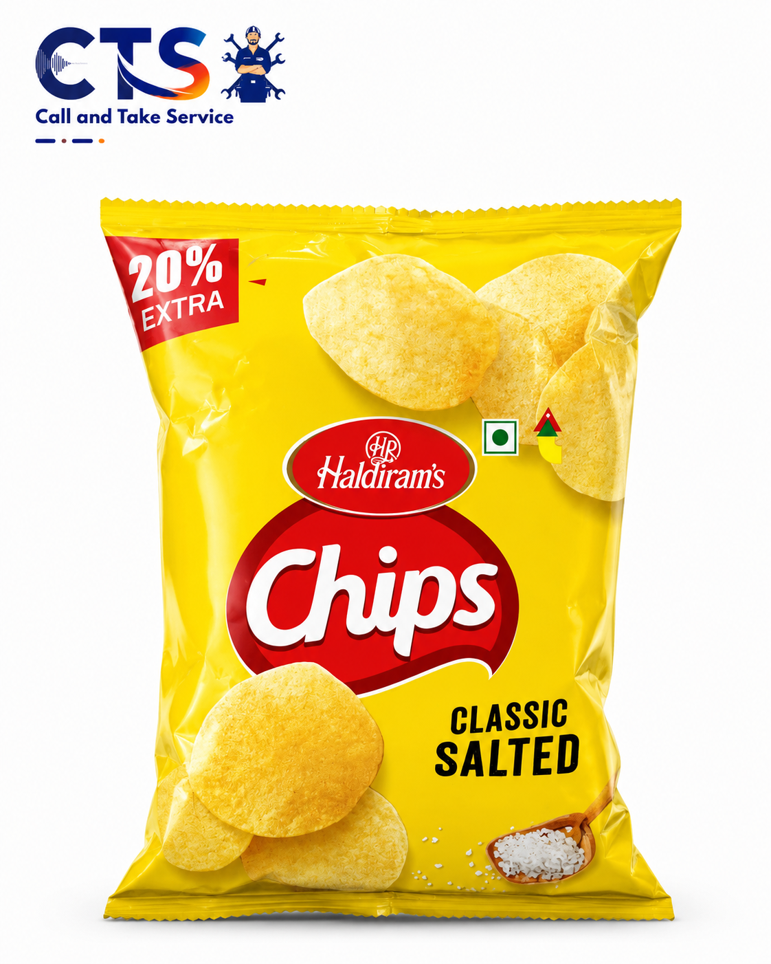 Salted chips