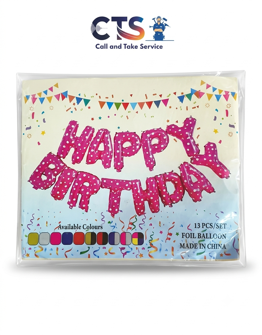 Happy Birthday foil balloon