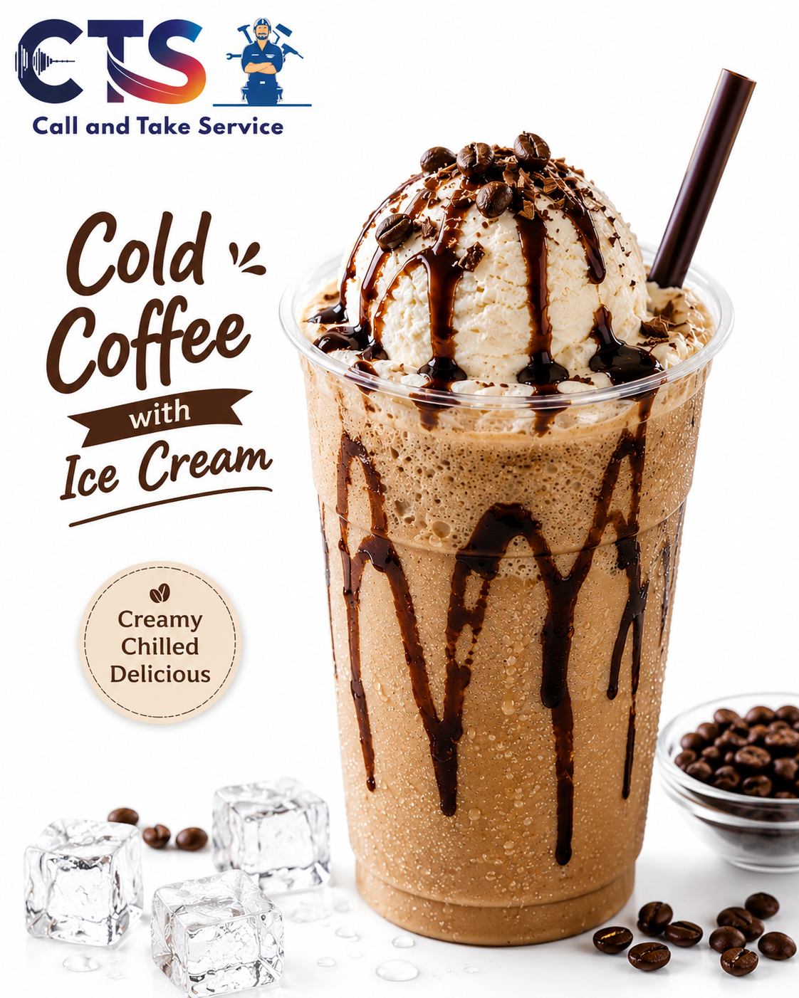 Cold Coffee with Ice Cream