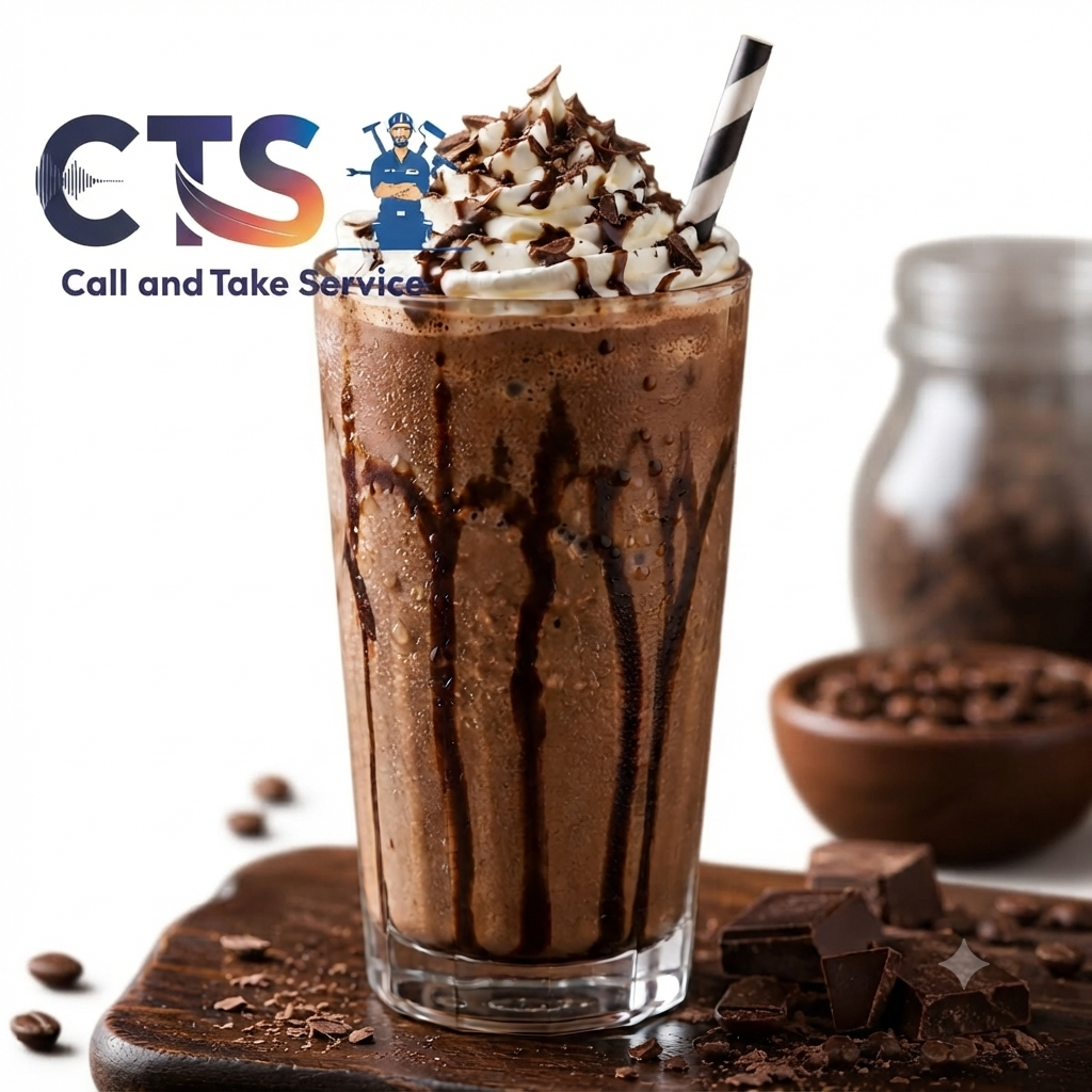 Chocolate Cold Coffee with Ice Cream