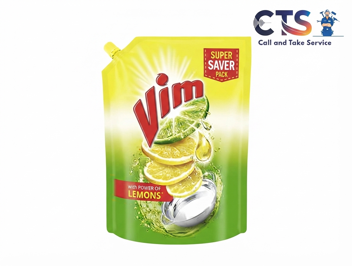 Vim Dishwash Liquid Lemon