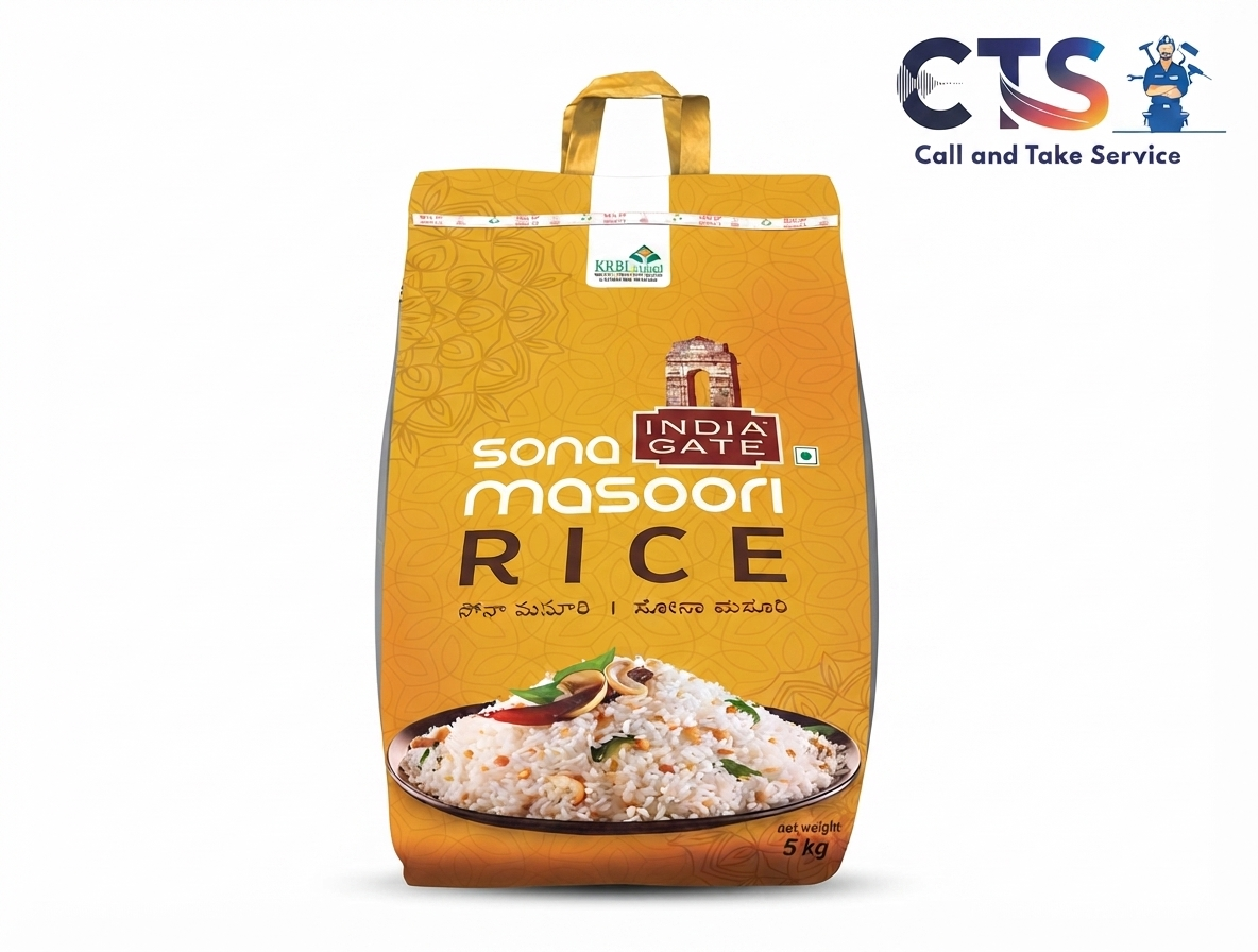 Sona Masuri Rice Premium Lightweight Aromatic Raw Rice