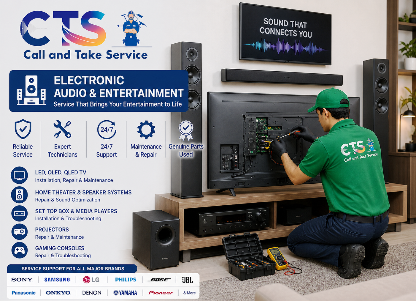 LED TV Installation