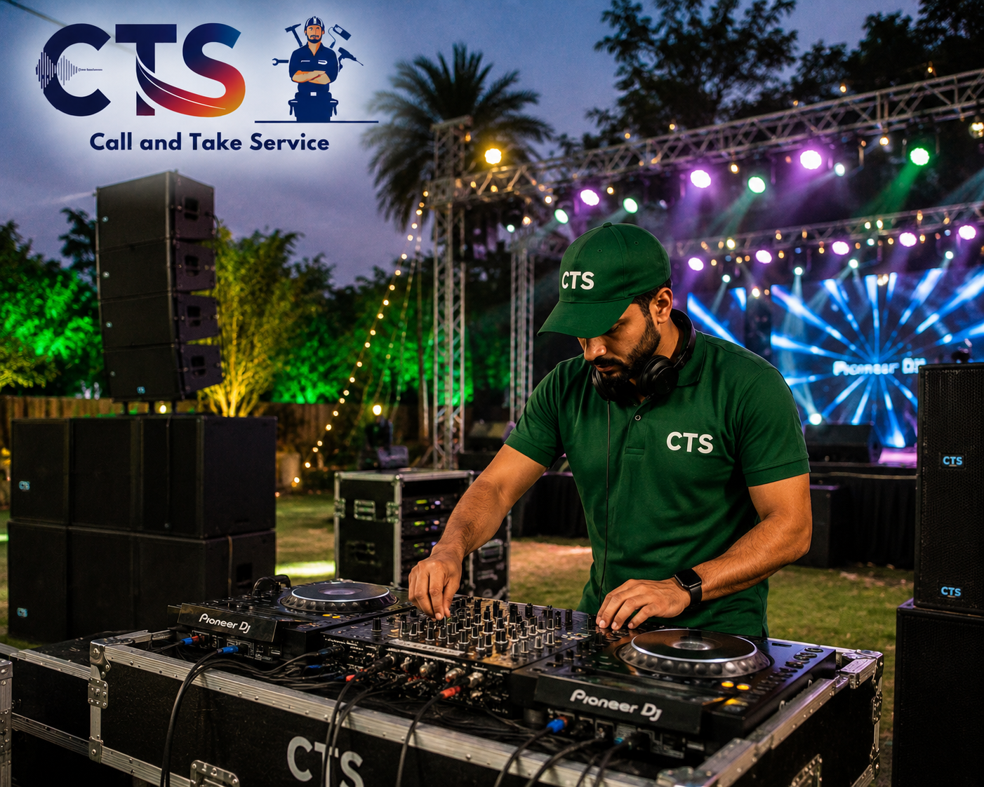 5.	Outdoor DJ Setup 