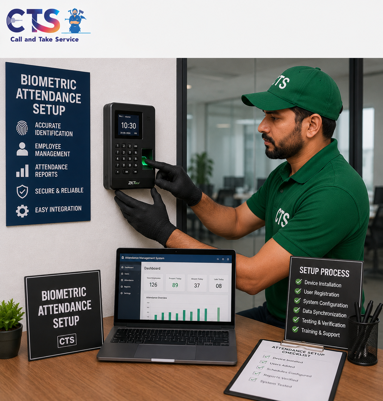 6.	Biometric Attendance Setup 