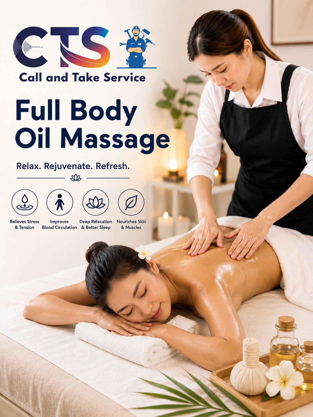 Full Body Oil Massage 