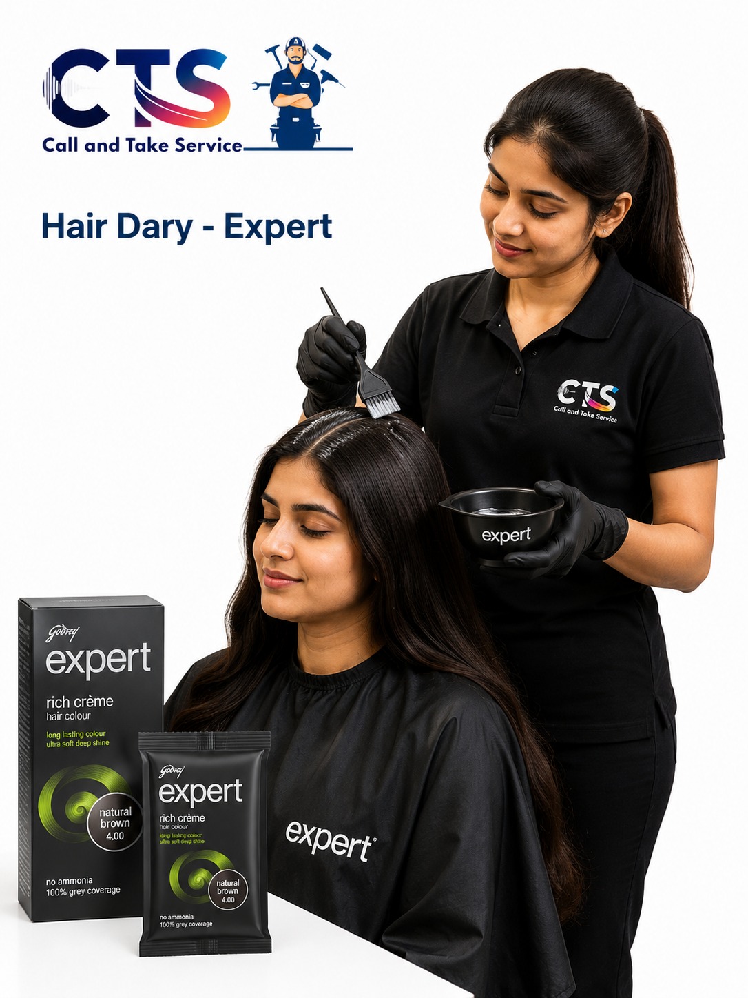 Hair Dry Nupur Colour Service