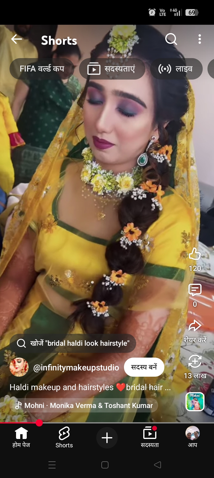 हल्दी मेकअप